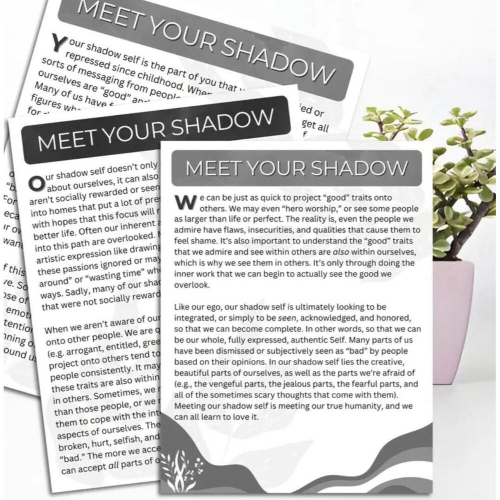 Shadow Work Journal And WorkBook 2 In 1 - Picture 3 of 11